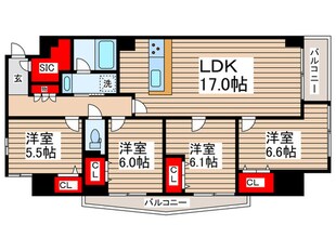 サンジェ－ムスの物件間取画像